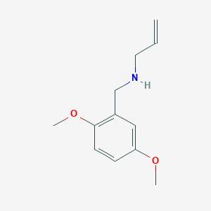 molecular formula C12H17NO2 B2366146 N-(2,5-dimethoxybenzyl)prop-2-en-1-amine CAS No. 862117-48-4