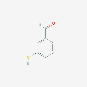 molecular formula C7H6OS B2366152 3-Sulfanylbenzaldehyde CAS No. 129747-73-5