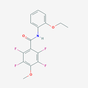 molecular formula C16H13F4NO3 B236621 N-(2-ethoxyphenyl)-2,3,5,6-tetrafluoro-4-methoxybenzamide 