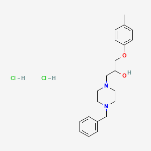 1-(4-Benzylpiperazin-1-yl)-3-(p-tolyloxy)propan-2-ol dihydrochloride