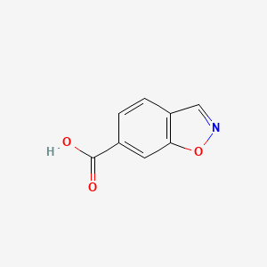 molecular formula C8H5NO3 B2366294 1,2-Benzisoxazole-6-carboxylic acid CAS No. 1352907-05-1