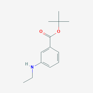 molecular formula C13H19NO2 B2366301 Tert-butyl 3-(ethylamino)benzoate CAS No. 2248359-41-1