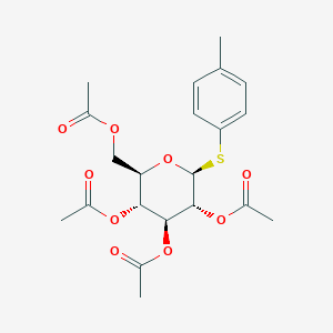 molecular formula C21H26O9S B2366327 4-Methylphenyl 2,3,4,6-tetra-o-acetyl-1-thio-beta-d-glucopyranoside CAS No. 28244-94-2