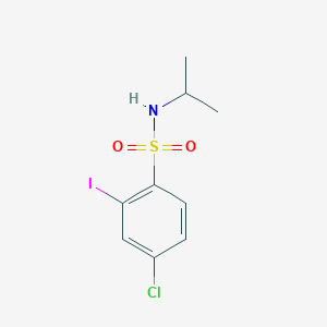 4-chloro-2-iodo-N-propan-2-ylbenzenesulfonamide