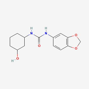 1-(Benzo[d][1,3]dioxol-5-yl)-3-(3-hydroxycyclohexyl)urea