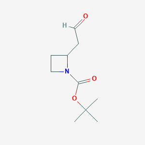 Tert-butyl 2-(2-oxoethyl)azetidine-1-carboxylate