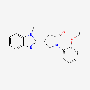 1-(2-Ethoxyphenyl)-4-(1-methylbenzimidazol-2-yl)pyrrolidin-2-one