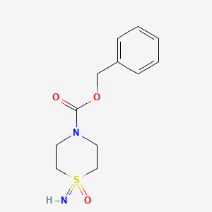 molecular formula C12H16N2O3S B2366433 Benzyl 1-imino-1-oxo-1lambda6-thiomorpholine-4-carboxylate CAS No. 2094335-08-5