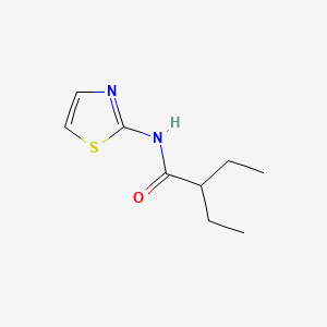 molecular formula C9H14N2OS B2366557 2-乙基-N-(1,3-噻唑-2-基)丁酰胺 CAS No. 574011-44-2