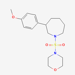 B2366571 4-((3-(4-Methoxyphenyl)azepan-1-yl)sulfonyl)morpholine CAS No. 1797698-05-5