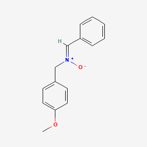 molecular formula C15H15NO2 B2366574 (4-methoxybenzyl)[(Z)-phenylmethylidene]ammoniumolate CAS No. 55606-35-4