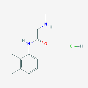 molecular formula C11H17ClN2O B2366609 N-(2,3-dimethylphenyl)-2-(methylamino)acetamide hydrochloride CAS No. 1049761-65-0