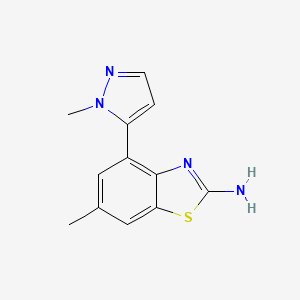 6-Methyl-4-(1-methyl-1H-pyrazol-5-yl)benzo[d]thiazol-2-amine