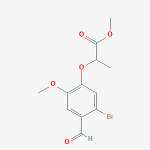 Methyl 2-(5-bromo-4-formyl-2-methoxyphenoxy)propanoate
