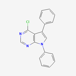 4-Chloro-5,7-diphenyl-7H-pyrrolo[2,3-d]pyrimidine