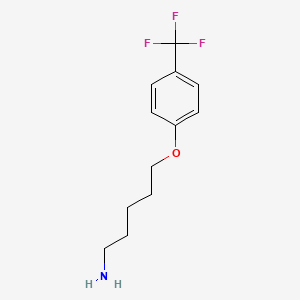 5-(4-(Trifluoromethyl)phenoxy)pentan-1-amine