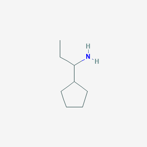 molecular formula C8H17N B2366658 1-环戊基丙烷-1-胺 CAS No. 1178925-64-8