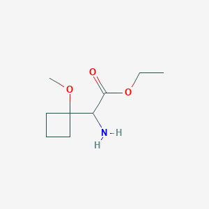 Ethyl 2-amino-2-(1-methoxycyclobutyl)acetate