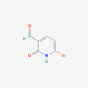 molecular formula C6H4BrNO2 B2366712 6-Bromo-2-hydroxynicotinaldehyde CAS No. 1289118-74-6