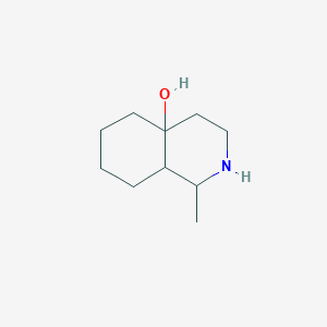 molecular formula C10H19NO B2366714 1-Methyl-octahydro-isoquinolin-4a-ol CAS No. 81562-79-0