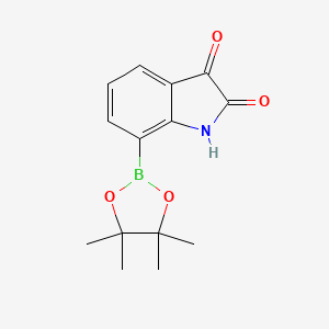 7-(Tetramethyl-1,3,2-dioxaborolan-2-yl)-2,3-dihydro-1h-indole-2,3-dione