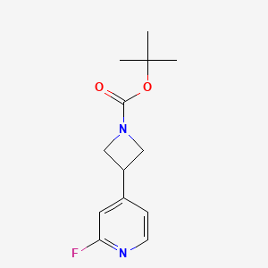 Tert-butyl 3-(2-fluoropyridin-4-yl)azetidine-1-carboxylate