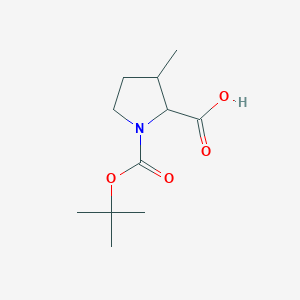 1-(tert-Butoxycarbonyl)-3-methylpyrrolidine-2-carboxylic acid