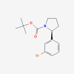 (S)-tert-Butyl 2-(3-bromophenyl)pyrrolidine-1-carboxylate