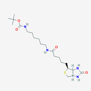 molecular formula C21H38N4O4S B023669 N-生物素酰基-N'-Boc-1,6-己二胺 CAS No. 153162-70-0