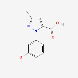 1-(3-Methoxyphenyl)-3-methyl-1H-pyrazole-5-carboxylic acid
