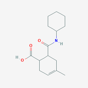 molecular formula C15H23NO3 B2366932 6-环己基氨基甲酰基-4-甲基-环己-3-烯甲酸 CAS No. 510725-15-2