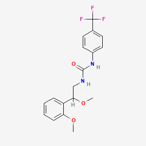 1-(2-Methoxy-2-(2-methoxyphenyl)ethyl)-3-(4-(trifluoromethyl)phenyl)urea