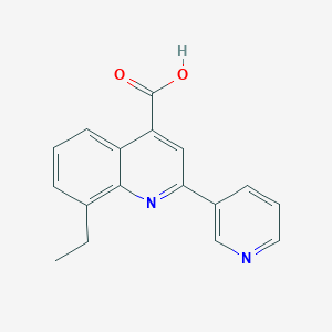 B2366943 8-Ethyl-2-pyridin-3-ylquinoline-4-carboxylic acid CAS No. 774587-14-3