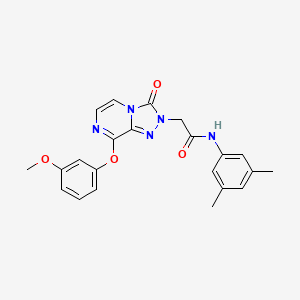 N-(3,5-dimethylphenyl)-2-(8-(3-methoxyphenoxy)-3-oxo-[1,2,4]triazolo[4,3-a]pyrazin-2(3H)-yl)acetamide