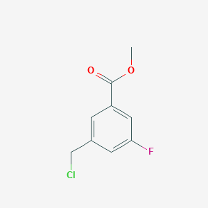 molecular formula C9H8ClFO2 B2366952 Methyl 3-(chloromethyl)-5-fluorobenzoate CAS No. 1338563-83-9