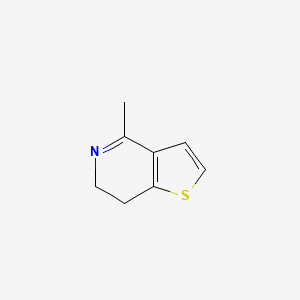 molecular formula C8H9NS B2366975 4-Methyl-6,7-dihydrothieno[3,2-c]pyridine CAS No. 30433-99-9