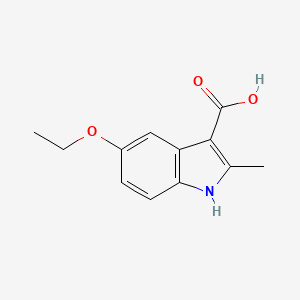 molecular formula C12H13NO3 B2366989 5-乙氧基-2-甲基-1H-吲哚-3-羧酸 CAS No. 1368908-38-6