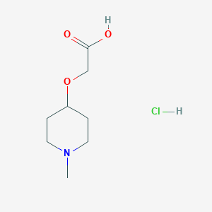 2-[(1-Methylpiperidin-4-yl)oxy]acetic acid hydrochloride