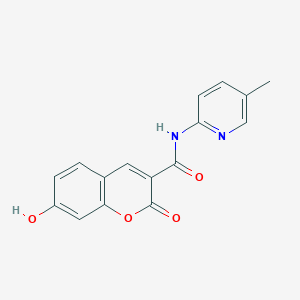 7-hydroxy-N-(5-methylpyridin-2-yl)-2-oxo-2H-chromene-3-carboxamide