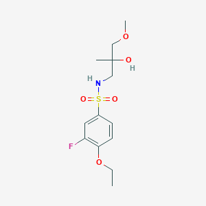 4-ethoxy-3-fluoro-N-(2-hydroxy-3-methoxy-2-methylpropyl)benzenesulfonamide