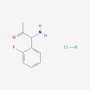 1-Amino-1-(2-fluorophenyl)propan-2-one hydrochloride