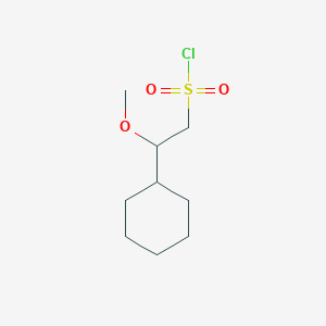 2-Cyclohexyl-2-methoxyethane-1-sulfonyl chloride