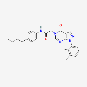 N-(4-butylphenyl)-2-(1-(2,3-dimethylphenyl)-4-oxo-1H-pyrazolo[3,4-d]pyrimidin-5(4H)-yl)acetamide
