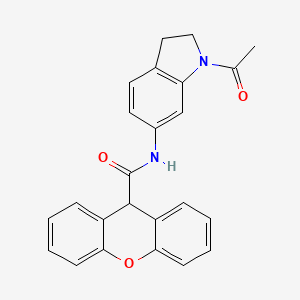 molecular formula C24H20N2O3 B2367116 N-(1-acetylindolin-6-yl)-9H-xanthene-9-carboxamide CAS No. 1209716-34-6