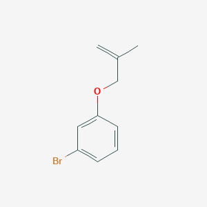 molecular formula C10H11BrO B2367149 1-Bromo-3-(2-methyl-allyloxy)-benzene CAS No. 192870-97-6
