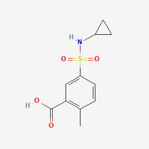5-(Cyclopropylsulfamoyl)-2-methylbenzoic acid