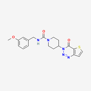 N-(3-methoxybenzyl)-4-(4-oxothieno[3,2-d][1,2,3]triazin-3(4H)-yl)piperidine-1-carboxamide