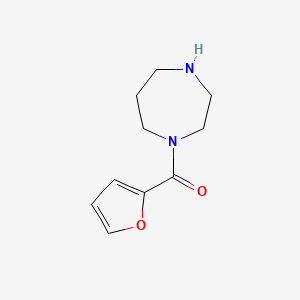 molecular formula C10H14N2O2 B2367181 (1,4-Diazepan-1-yl)(furan-2-yl)methanone CAS No. 61903-13-7