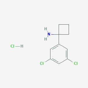 1-(3,5-Dichlorophenyl)cyclobutan-1-amine;hydrochloride