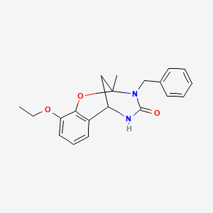 3-benzyl-10-ethoxy-2-methyl-2,3,5,6-tetrahydro-4H-2,6-methano-1,3,5-benzoxadiazocin-4-one